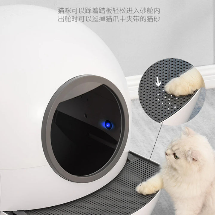 Wifi Automatic Smart Cat Litter Box Large Cat Toilet Drawer Type Fully Closed Anti Splash Self Cleaning Litter Box Pet Products