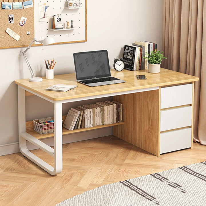 European Drawers Office Desk Reception Secretary Minimalist Reading Computer Desk Luxury Unique Mesa Escritorio Office Furniture