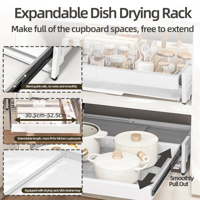Heavy Duty Pull out Cabinet Organizer, Expandable under sink organizer