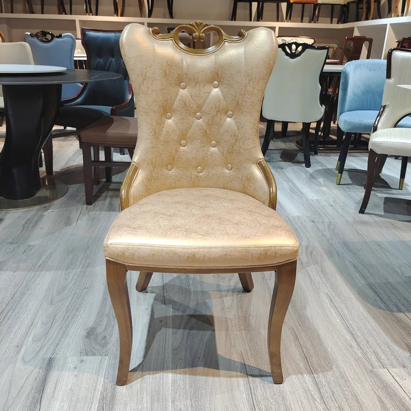 European Beautiful Dining Chairs Modern Luxury Accent Nordic Dining Chairs Italiano Muebles Mobili Per La Casa Household Items