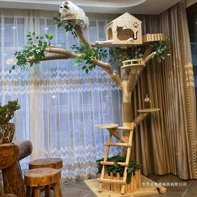 Individual Tree Cat Climbing Frame Creative Environmental Cat Climbing Frame Pet Indoor Habitat Tower Scrapers for Cats