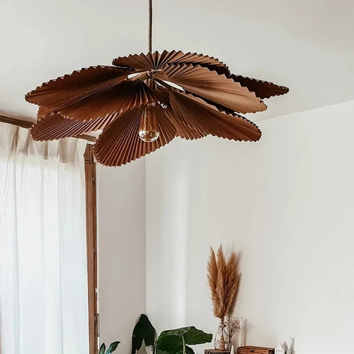 Living Room Ceiling Lamp Wabi-sabi Paper Led Ceiling Chandelier Kitchen Island Pendant Lights Home Decorations Lustre