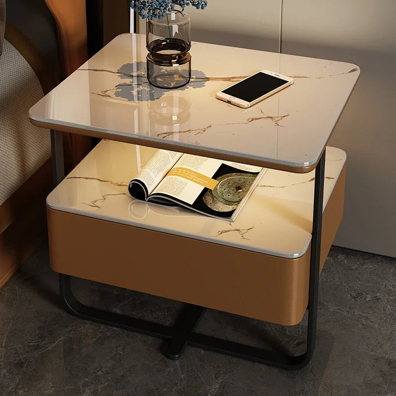 Unique Smart Bedside Table Drawers Storage Unique Luxury Nightstands Bedroom Modern Armarios De Dormitorio Home Furniture