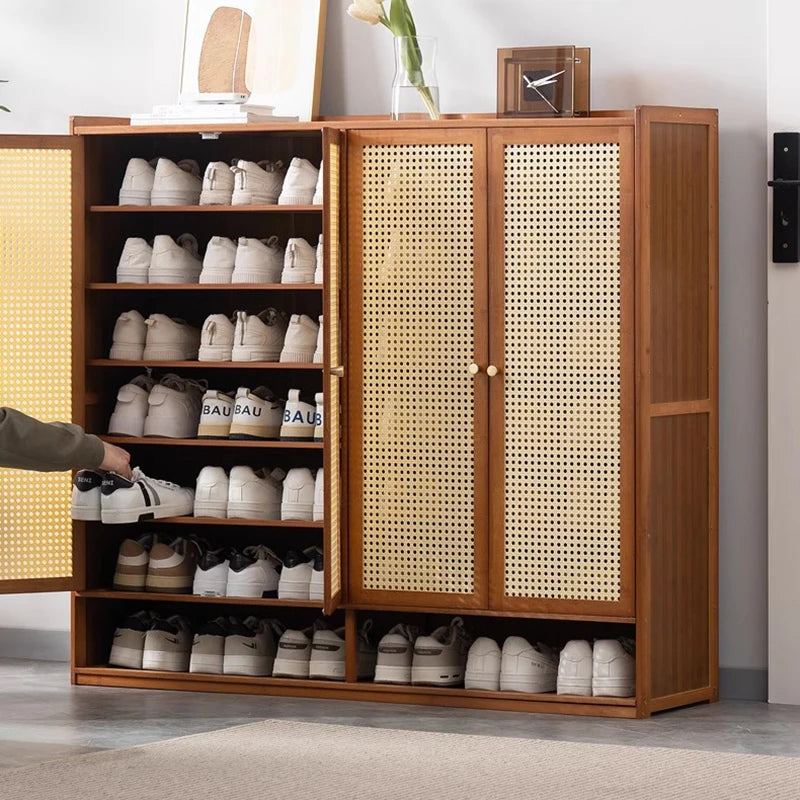 Hallway Narrow Shoe Rack Storage System Modern Simplicity Shoe Rack Mid-century Muebles Para El Hogar Maderaa Furniture Home