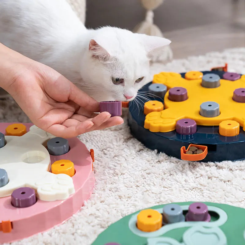 Dog Puzzle Toys Slow Feeder Interactive Increase Puppy IQ Food Dispenser Slowly Eating NonSlip Bowl Pet Cat Dogs Training Game