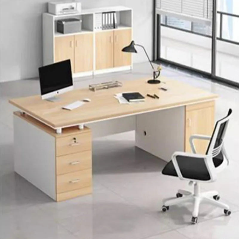 Computer Luxury Office Desk Drawers Cheap Storage Stand Laptop Drafting Office Desk Corner Scrivania Legno Office Furniture HDH