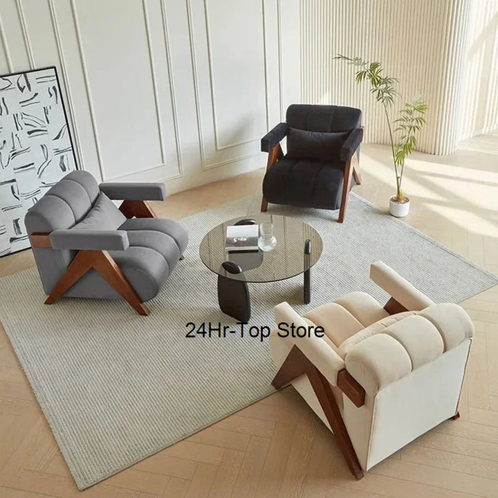 Elastic Arm Living Room Chair Balcony Office Bedroom Lounge Chair Portable Ergonomic Poltrone Da Salotto Home Furniture