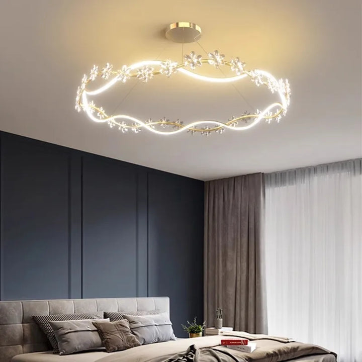 Modern light luxury Dining room chandelier lighting Ceiling lamps hanging light led chandeliers for the living room indoor light