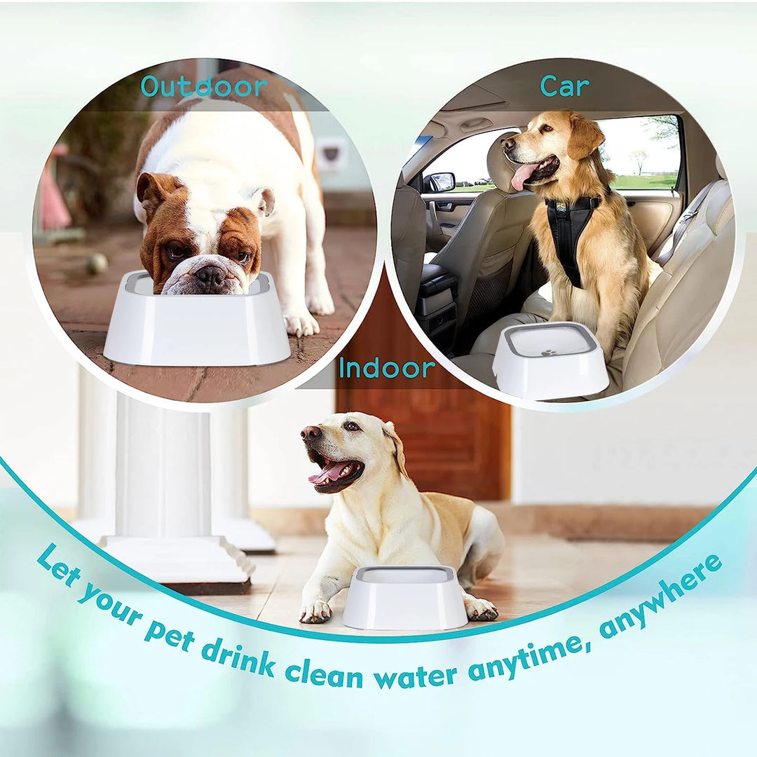 No-Spill Portable Dog Water Dispenser Bowl