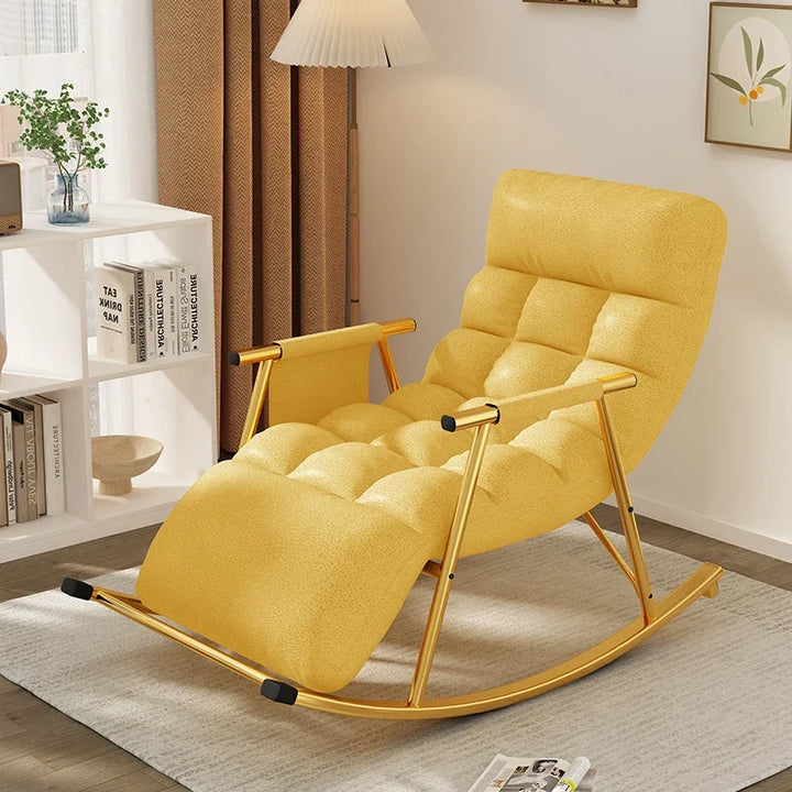 Armrest Office Queen Living Room Chairs Nordic Party Recliner Rocking Chairs Bedroom Comfy Woonkamer Stoelen Home Furniture