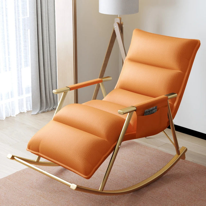 Nordic Rocking Chair Lounge Mobile Lazy Sofa Relax Metal Office Luxury Chair Bedroom Sillones Para Sala De Estar Home Furniture