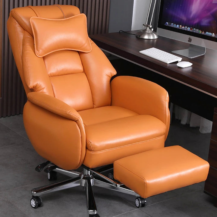 Reclining Metal Office Chairs Armchair Computer Ergonomic Office Chairs Comfy Pillow Chaise Cadeira Office Gadgets JY50BG