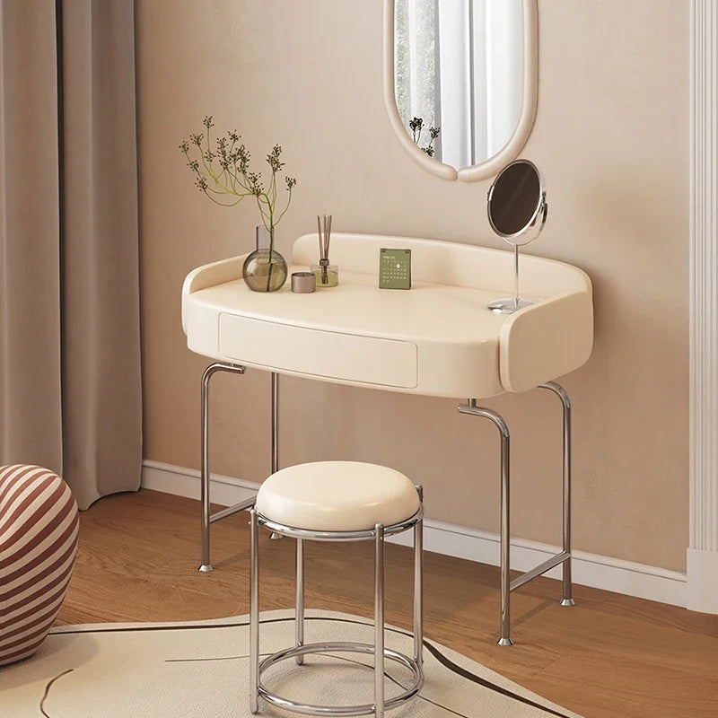 Storage Luxury Dressing Table White Makeup Multifunctional Bedroom Dressing Table European Coiffeuse De Chambre Toilet Furniture