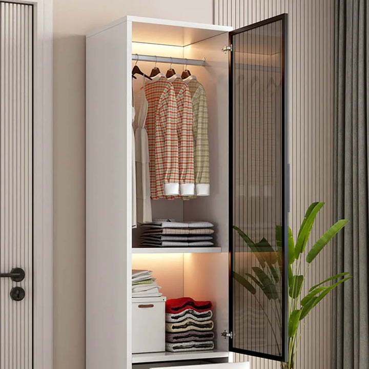 Simple Nordic Wardrobes Modern Display Luxury Free Shipping Mobile Cabinets Organizer Apartment Armario De Ropa Home Furniture