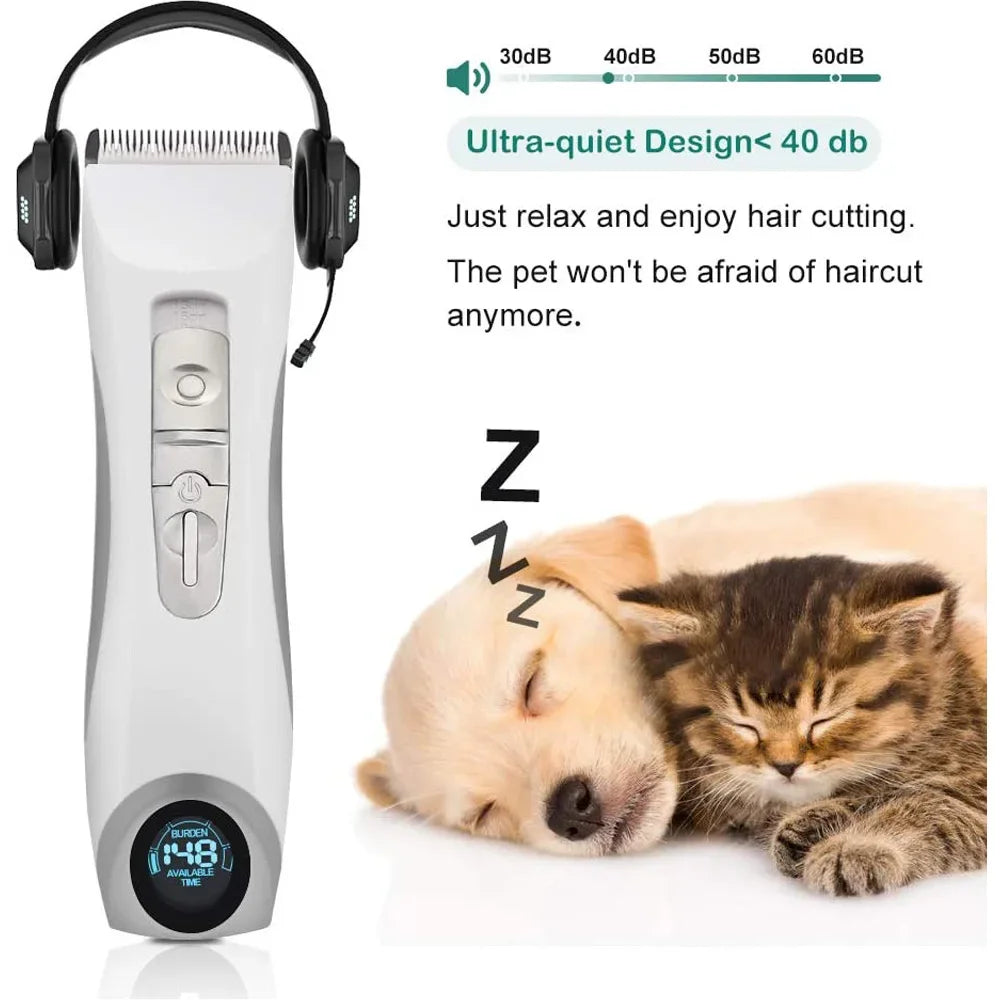 Codos CP9600 Clipper Dogs Professional LCD Screen Pet Clippers Electrical Grooming Trimmer Haircut Machine for Long Hair Dogs