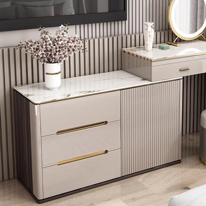 Mobile Salon Dressing Table Mirror Nightstands Vanity Bedside Dressing Table Drawers Coiffeuse De Chambre Bedroom Furniture