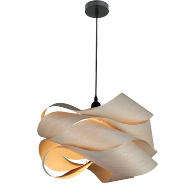 Southeast Asian Style Art Decor Wood Pendant Lights Restaurant Kitchen Dining Room Bar Hanging Chandeliers Pendant Lamps Suspen
