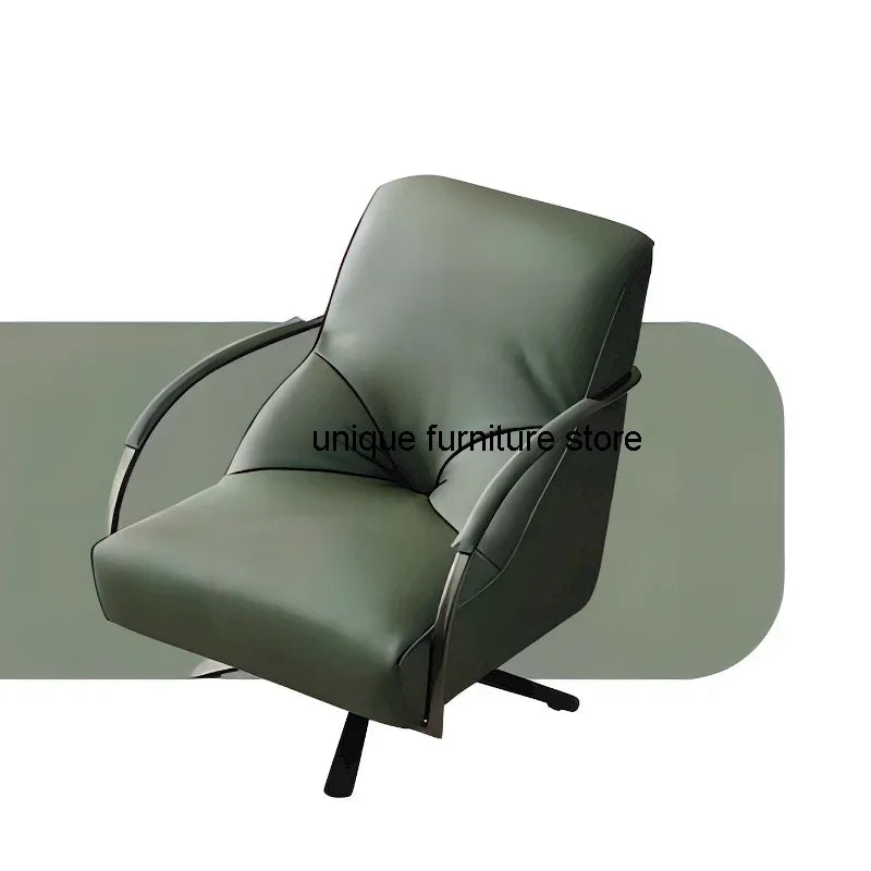 Sofa Swivel Living Room Chairs Lounge Designer Single Couch Makeup Salon Armchair Bedroom Office Reading Fauteuil Home Furniture