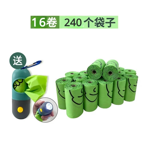 Dog Toilet Pet Dog Excrement Remover for Cleaning Excrement Pet Outdoor Cleaning Tool Thickened & Fully Degradable Dog Fecal Bag