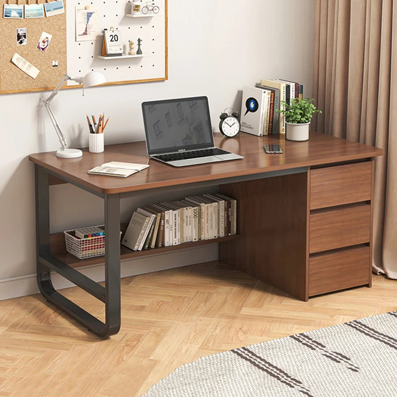 European Drawers Office Desk Reception Secretary Minimalist Reading Computer Desk Luxury Unique Mesa Escritorio Office Furniture