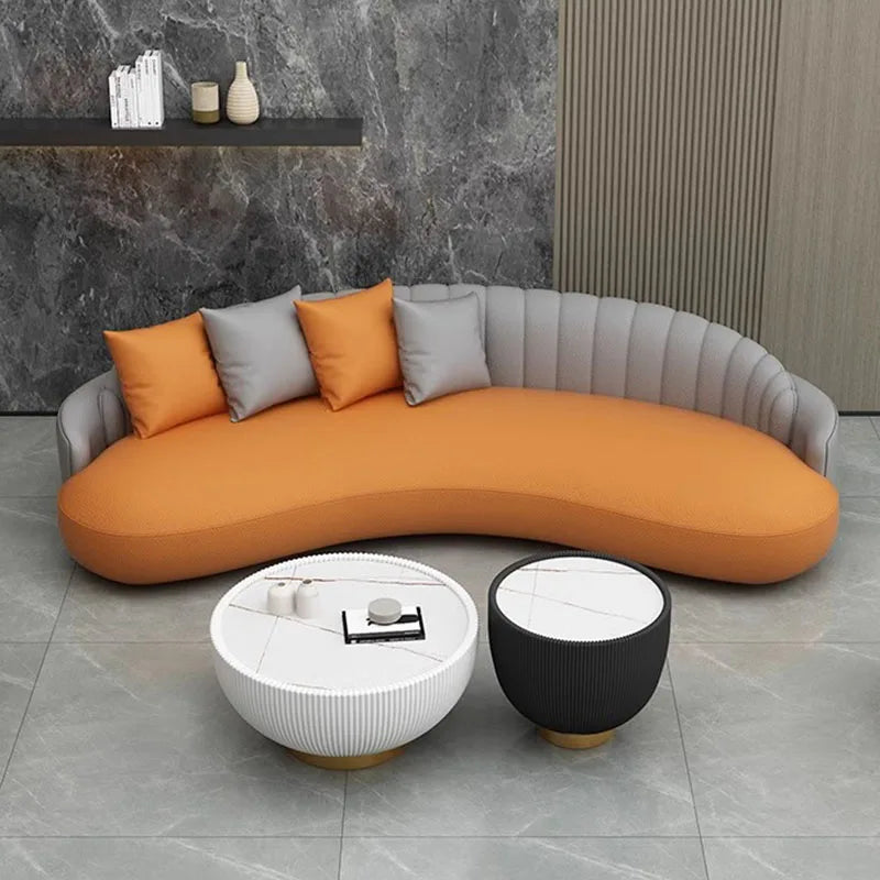 European Wind Office Couches Luxury Extended Leatherette Salon Commercial Sofa Restaurant Sofas De Lujo Furniture Living Room