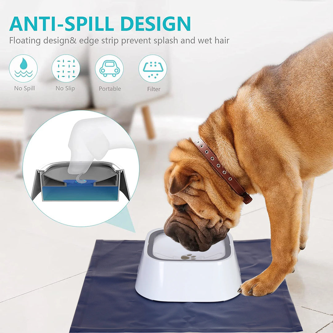 No-Spill Portable Dog Water Dispenser Bowl