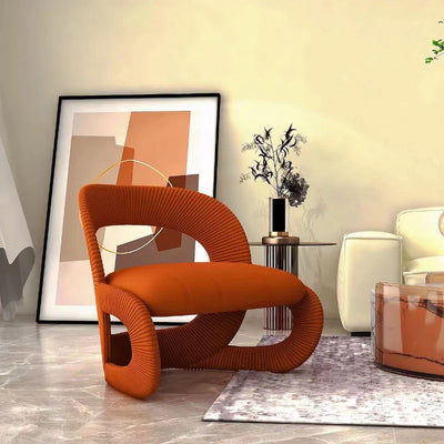 Italian Creative Single Sofa Chair, Simple Style, Living Room, Bedroom, Small Apartment, Light Luxury Leisure Chair