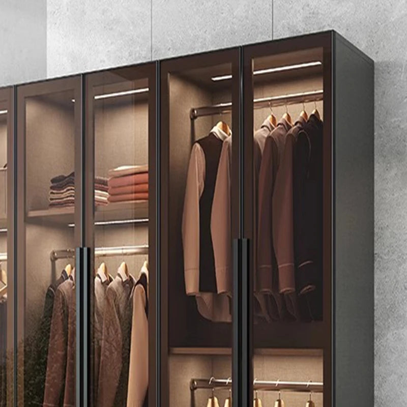 Luxury Storage Wardrobes Cabinets Dressers Garment Display Wardrobes Closets Hangers Armoires De Vetement Modern Furniture