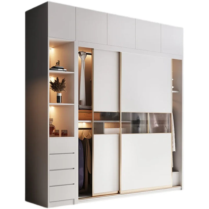 Storage Drawers Wardrobe Entry Wooden Space Divider Simple Wardrobe Saver Modern Clothes Roupeiro De Quarto Household Items