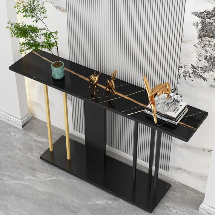 Design Garden Living Room Table Vertical Nordic Corner Black Table Hotel Classic Tavolo Soggiorno Entrance Hall Furniture