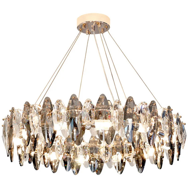 NEW Modern Luxury Chandelier Lighting Diamonds Crystal Chandeliers Indoor Lustre E14 LED Island Pendant Lamp For Living Room