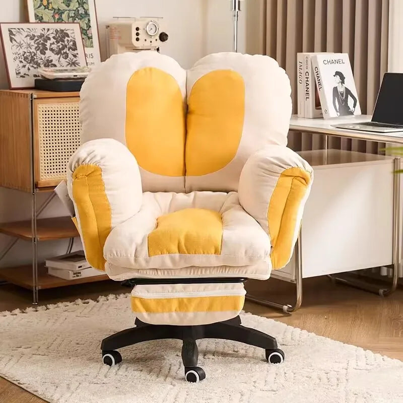 Lazy Sofa Chair Computer Chair Office Chair Long Sitting Comfortable Backrest  Home comfortable Study Anchor Chair Swivel Chair