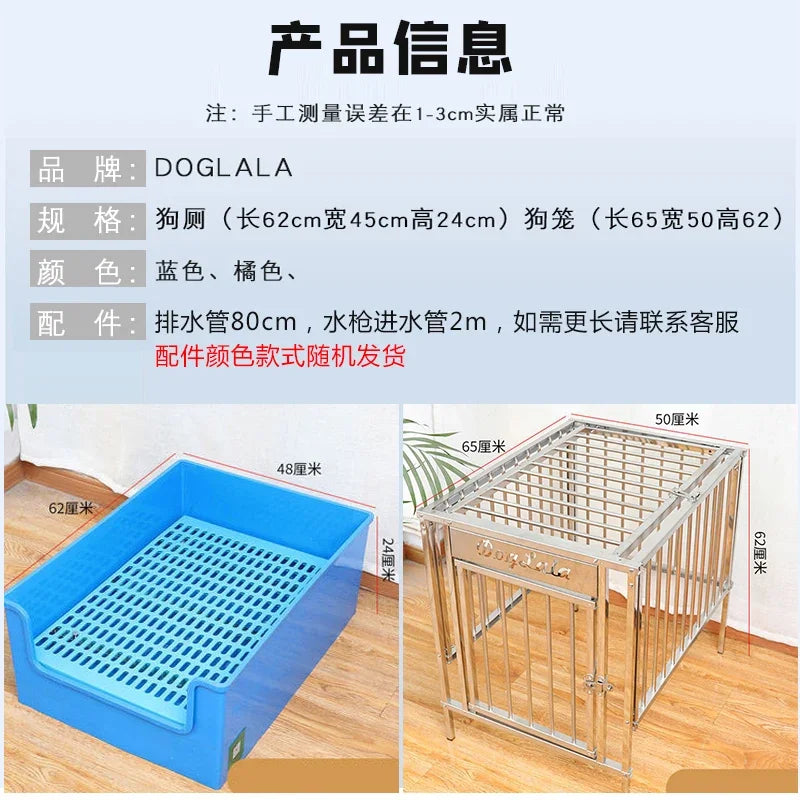 Stainless Steel Pet Dog Toilet Training Lattice Pad Tray Urinal Bowl Dog Toilet Training Easy To Clean Mascotas Pets Product