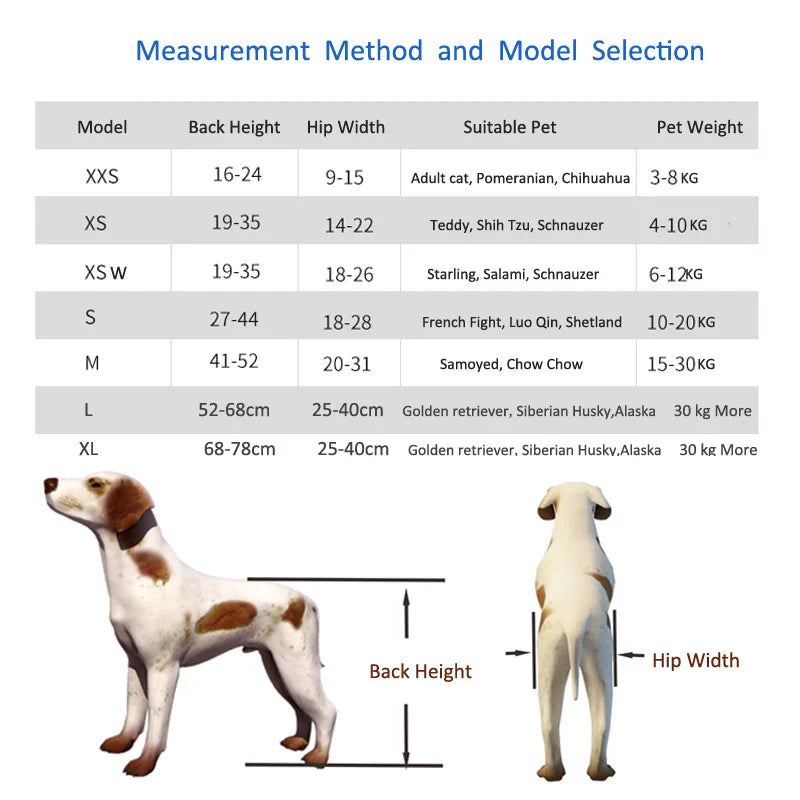 2022 Nordic Four Wheel Space Aluminum Dog Wheelchair Size S/M/L/XL Korea Teddy Limbs Pet Disability Training Rehabilitation Car