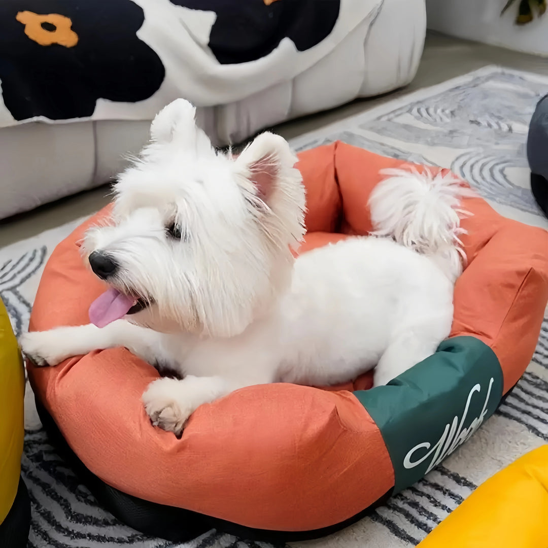 Taffeta Soft Double-Side Pet Cat Dog Bed Cushion House Sofa Kennel Soft Dog Cat Warm Bed Pet Blanket Accessories Medium Kennel