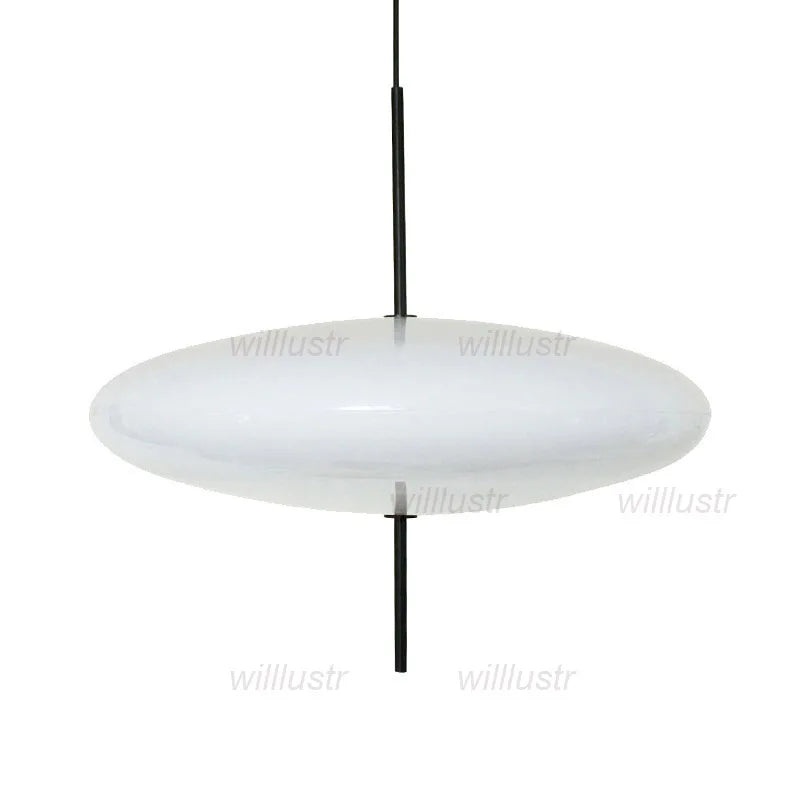 Modern Acrylic Pendant Lamp Creative UFO Suspesion Light Hotel Cafe Store Bar Dining Bedroom Astep Hanging Ceiling Chandelier