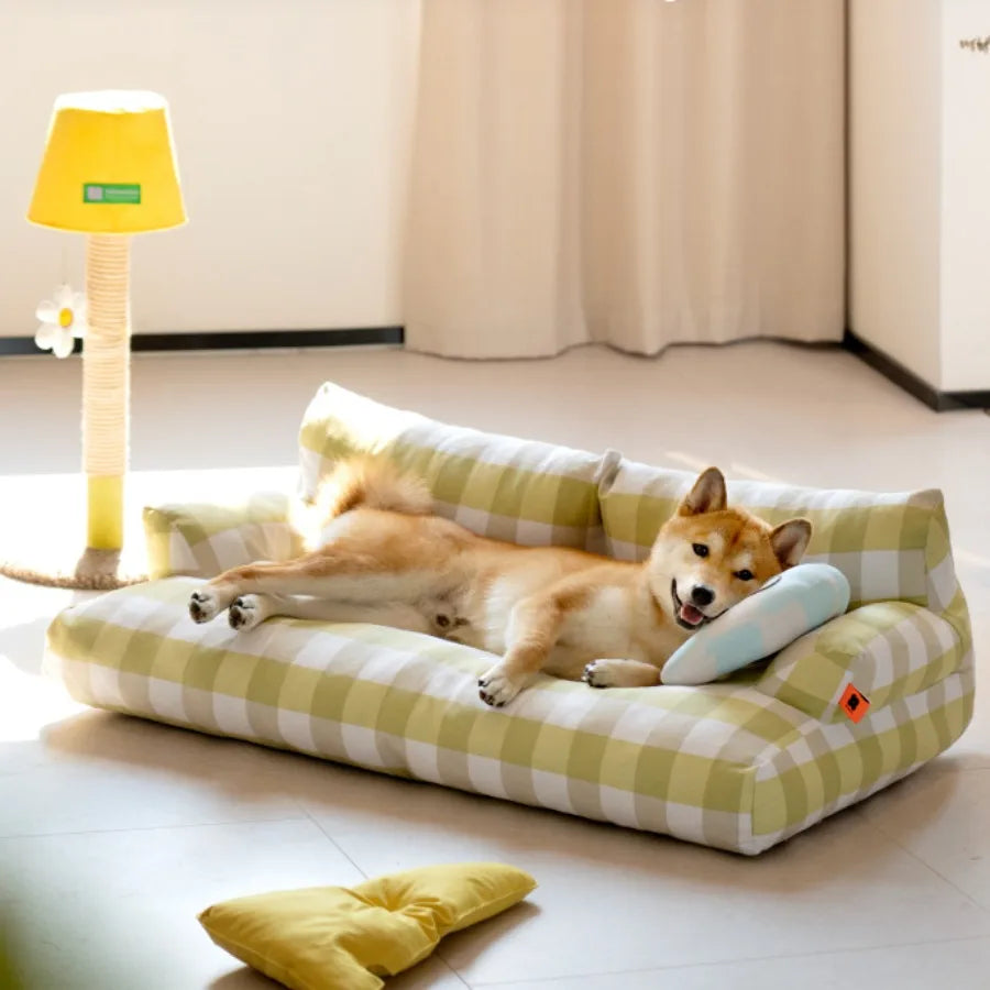 Warm Furniture Cat Nest Sofa Beds Cute Light Weight Cozy Indoor Luxury Dogs Beds Sleeping Thickening Cama Gato Pets Supplies