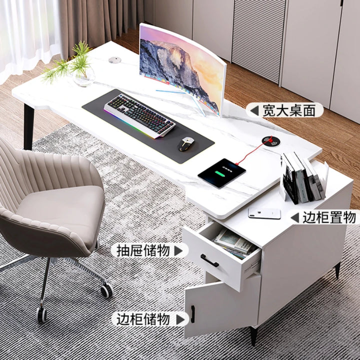 Bedroom Luxury Office Desks Write Study Modern Simplicity Office Desks Home Table Escritorio Ordenador Work Furniture QF50OD