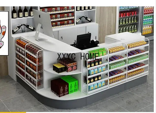 Supermarket, convenience store, cashier counter, tobacco and alcohol cabinet, mother and baby store, pharmacy, cosmetics,