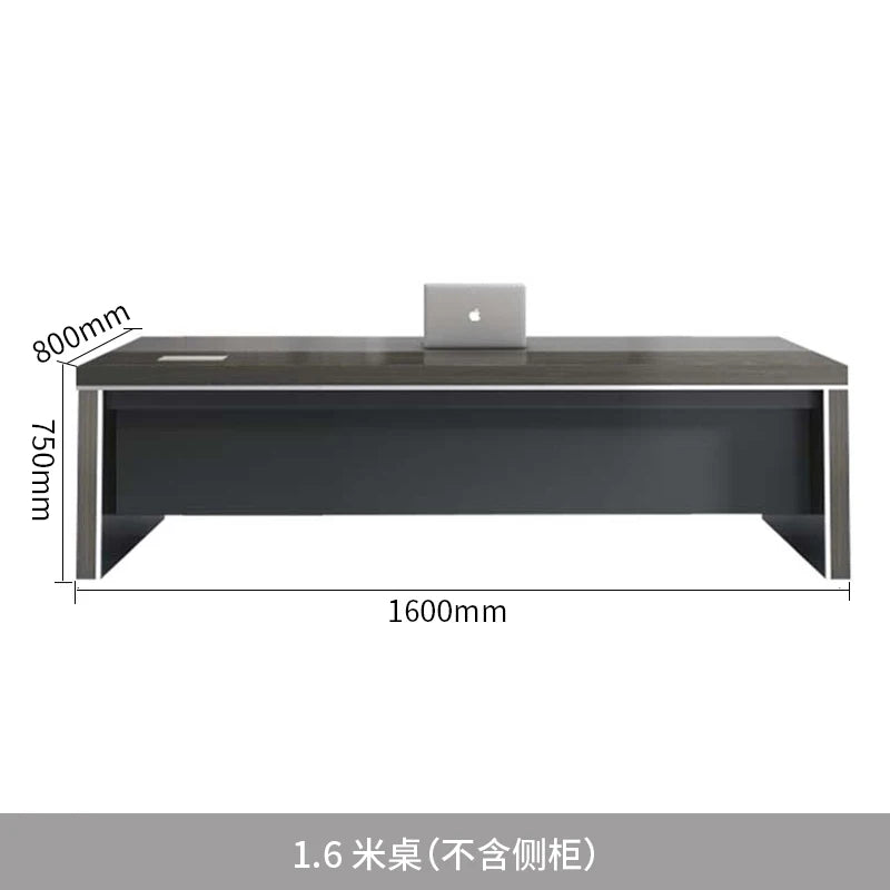 Writing Office Table Study Desk Reception Lap Gaming Desk Storage Executive Black Escritorios De Ordenador Office Furniture