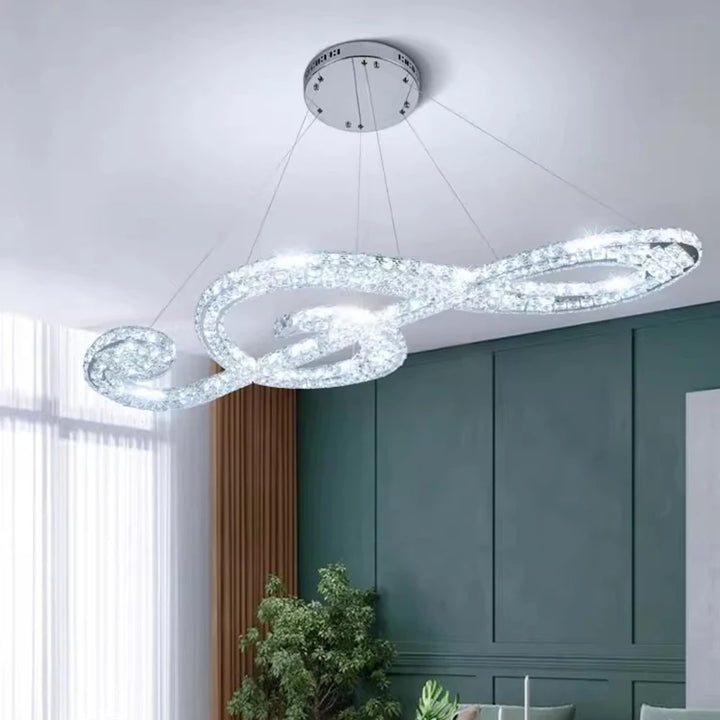 Modern Crystal chandelier Nordic light luxury Ceiling light lamps hanging light led chandeliers for the living room indoor light