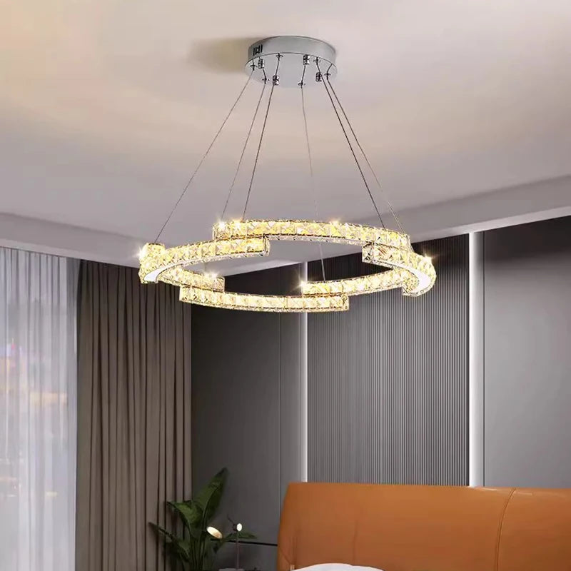 Modern crystal chandeliers indoor lighting Ceiling lamp hanging lights led chandeliers for the living room indoor lighting