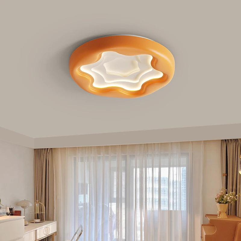 Resin ceiling lamp For Living dining Room Kitchen home Decoration Bedroom Indoor Lighting Luminaria modern ceiling  Lamps dimmer