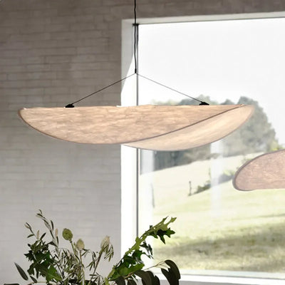Tense LED Pendant Lamp Nordic Vertigo led silk silver chandelier light For Living  Bedroom Home minimalist furniture lighting