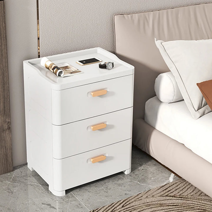 Bedroom Bedside Table Nightstand Drawers White Filing Cabinets Makeup Tables Nordic Desks Criado Mudo Space Saving Furniture