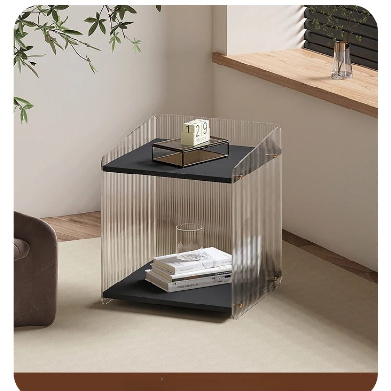 Coffee File Cabinets Bedside Tables Desk Nordic Sofa Tv Bedside Tables Floating Night Black