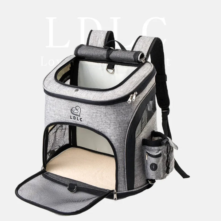 New Upgraded Pet Carrier Backpack Plus Size Luxury Breathable Pet Bag Cat Go Out Portable Cat Bag Dog Backpack