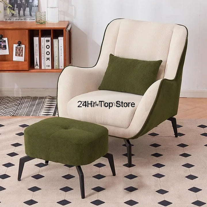 Lazy Makeup Living Room Chairs Floor Nordic Patio Dining Bedroom Office ArmChair Lounge Reading Outdoor Fauteuil Home Furniture