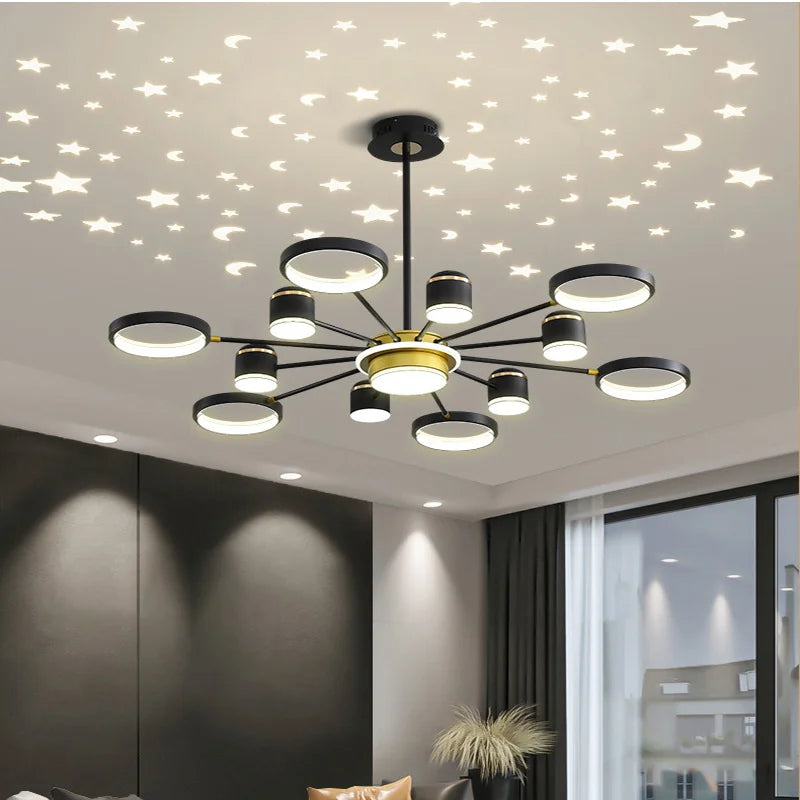 Modern Led Chandelier For Ceiling Living Room Restaurant Bedroom Dining Room Pendant Lamps Creative Nordic Lamp Hanging Lamps