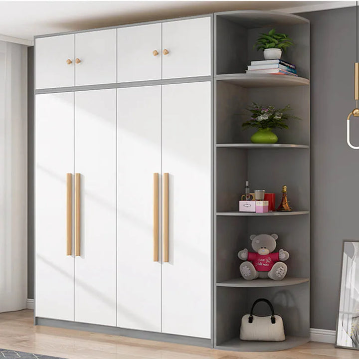 Luxury Living Room Wardrobes Wooden Simple Organizer Apartment Nordic Cabinets Display Free Shipping Closets Abiertos Furniture